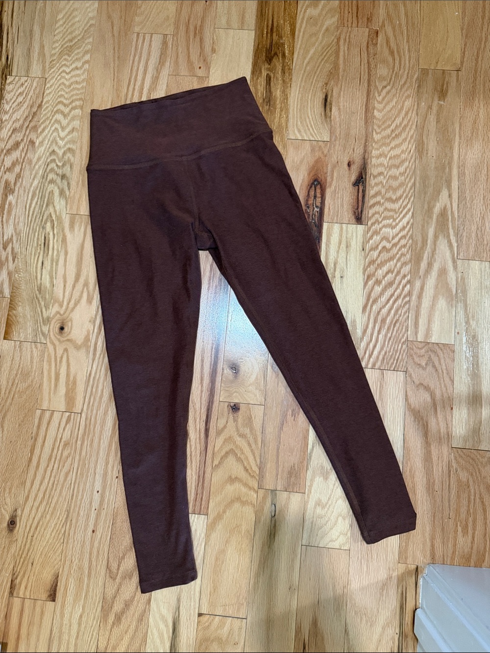 Beyond Yoga - Space Dye - High-Waist Brown Leggings